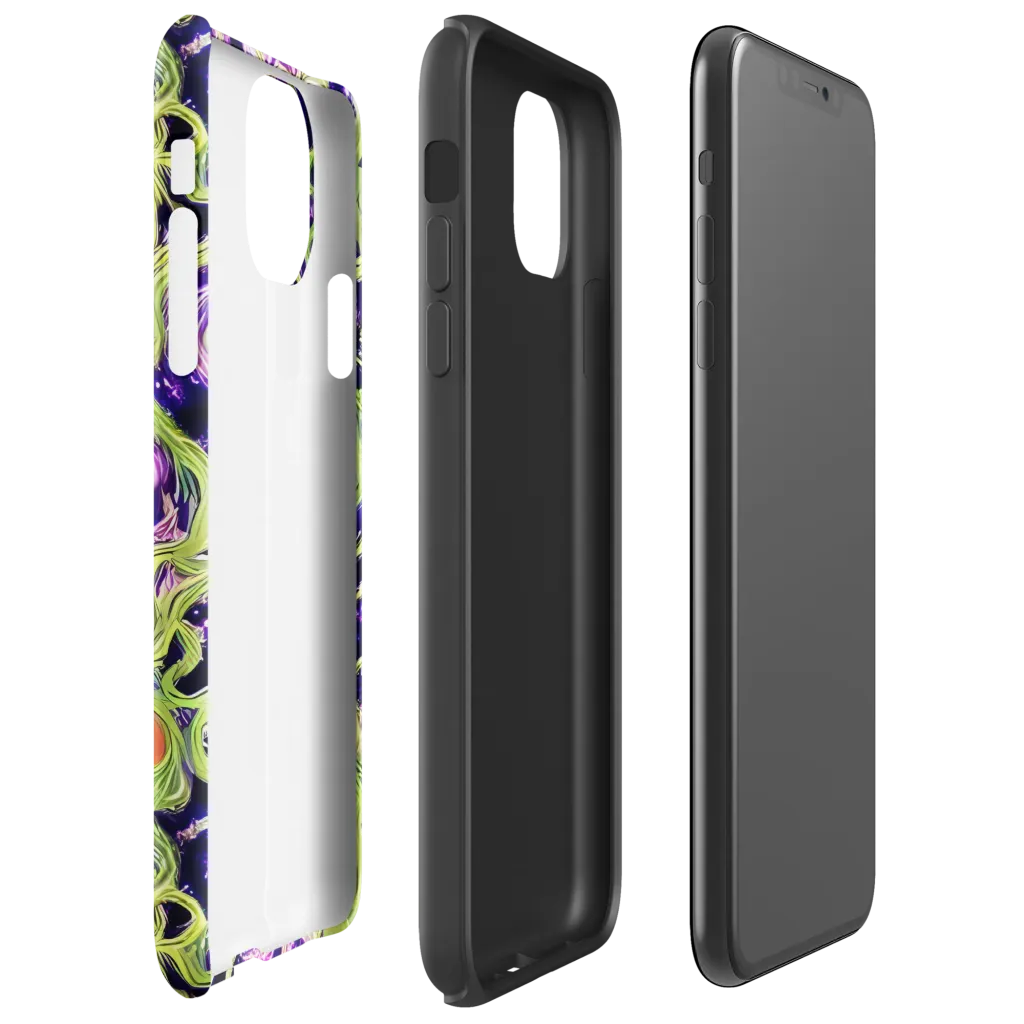 Orchid Supernova on Tough Case for iPhone® — Right
