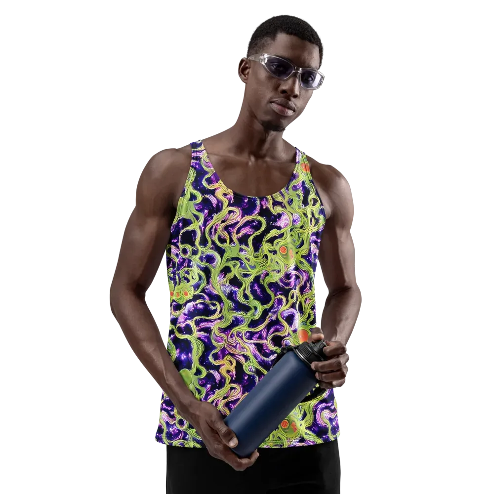 Orchid Supernova on Men's Tank Top — Front