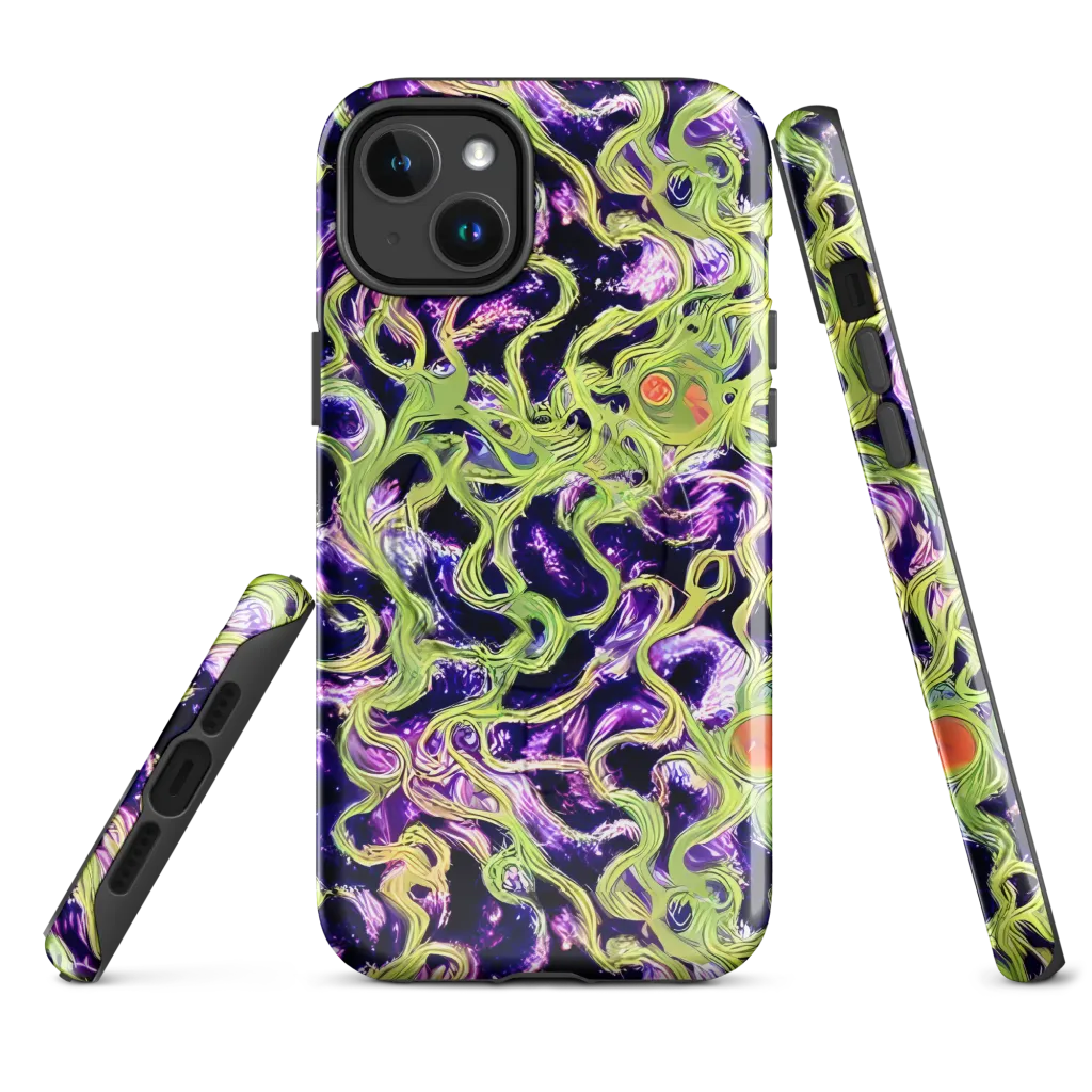 Orchid Supernova on MagSafe Tough Case for iPhone® — Front