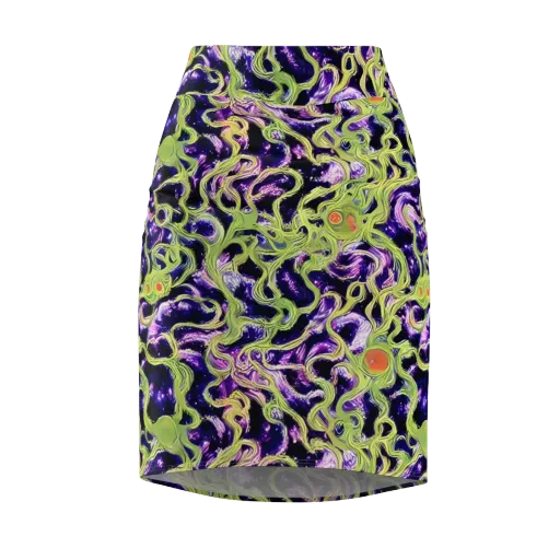 Orchid Supernova on a Pencil Skirt