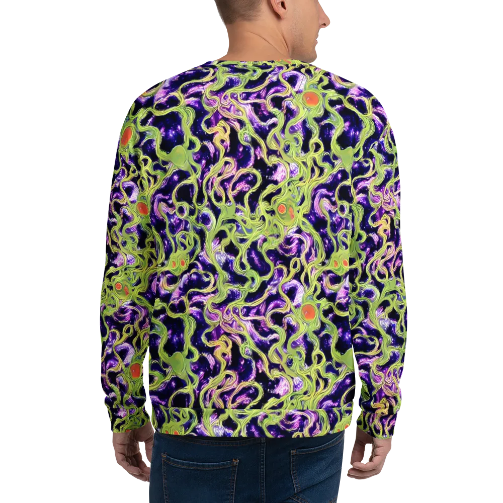 Orchid Supernova on Sweatshirt — Back