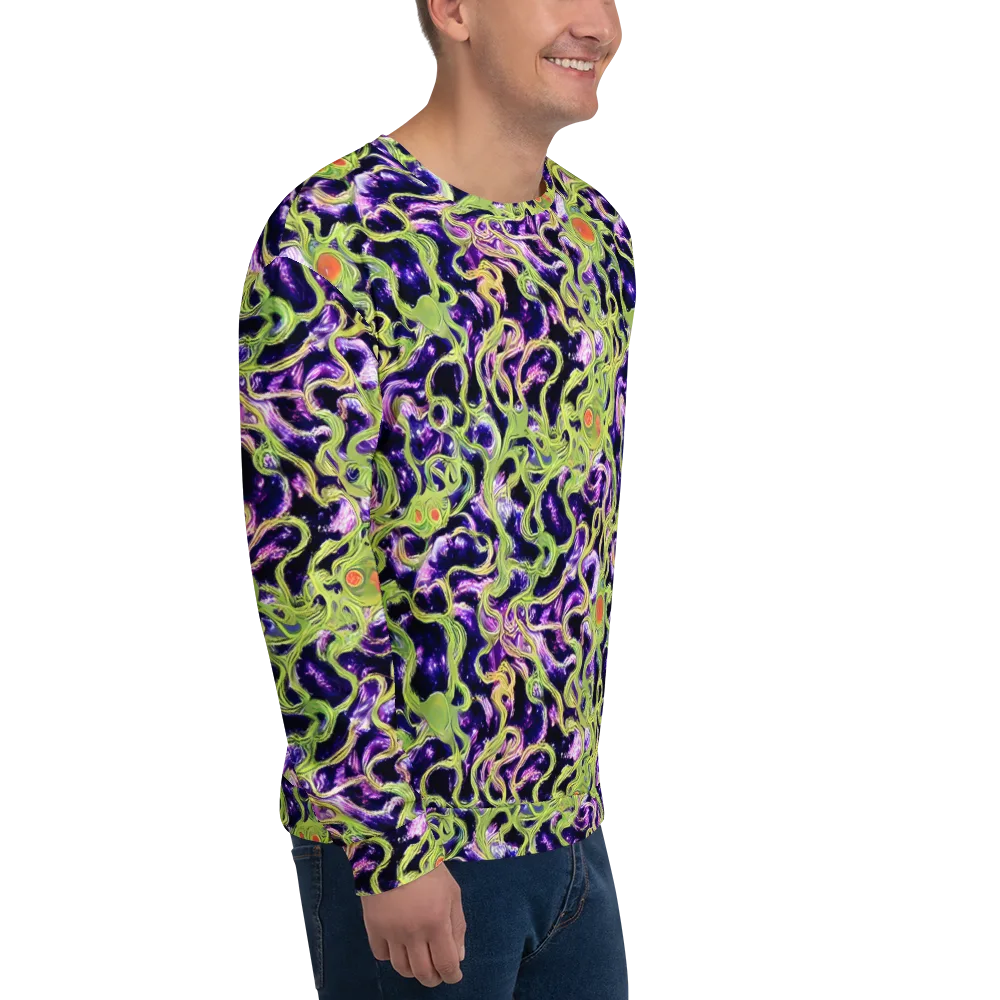 Orchid Supernova on Sweatshirt — Right Front