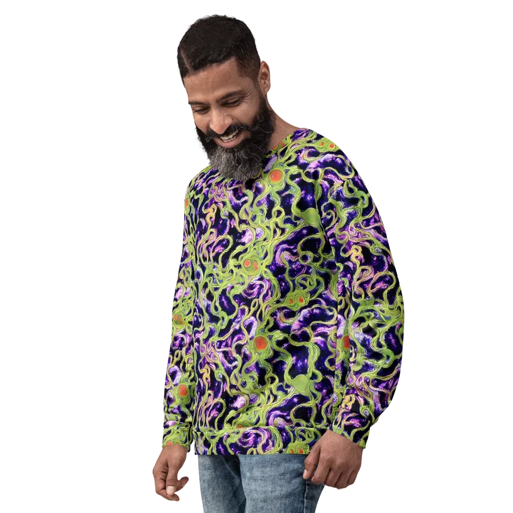 Orchid Supernova on Sweatshirt — Left Front