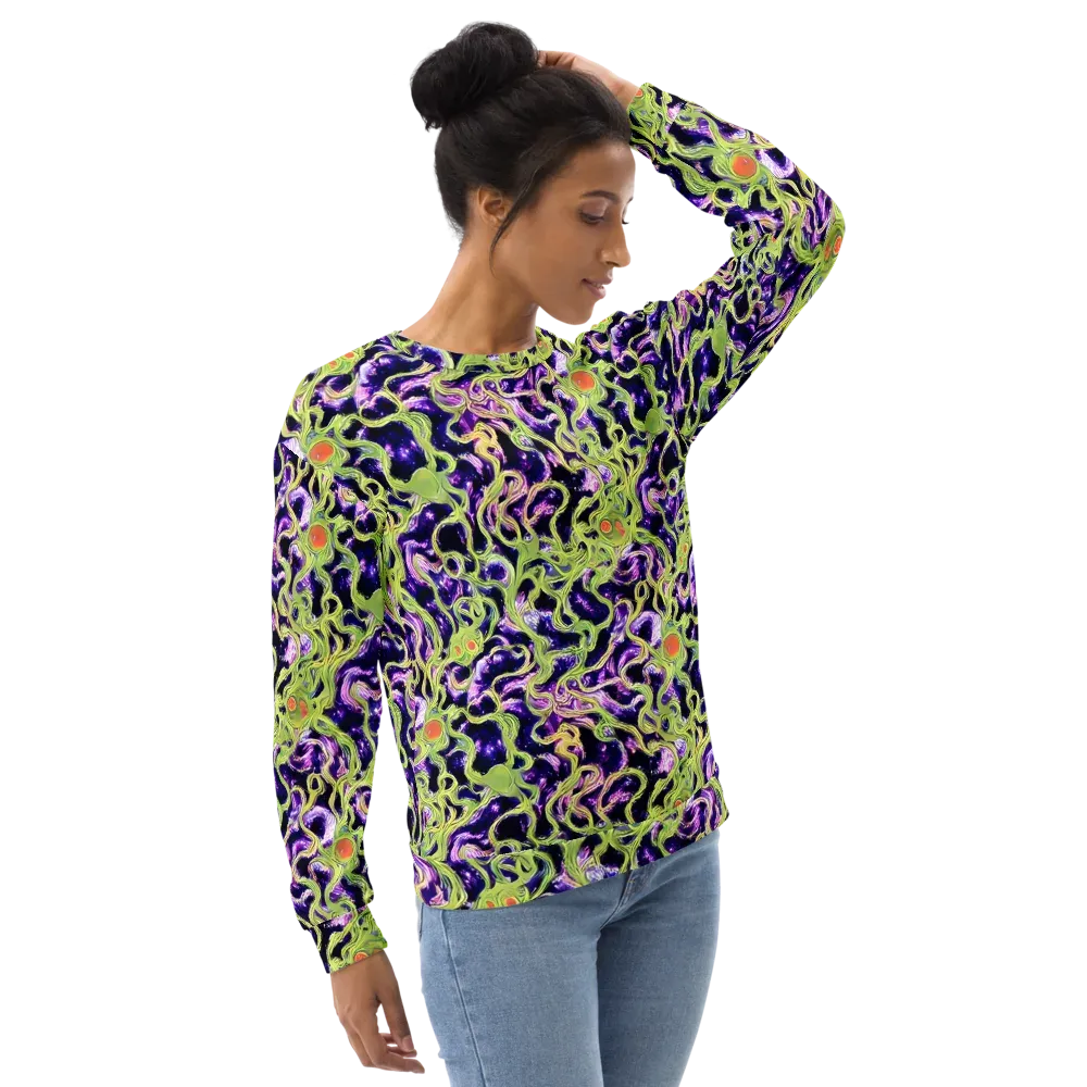 Orchid Supernova on Sweatshirt — Right Front