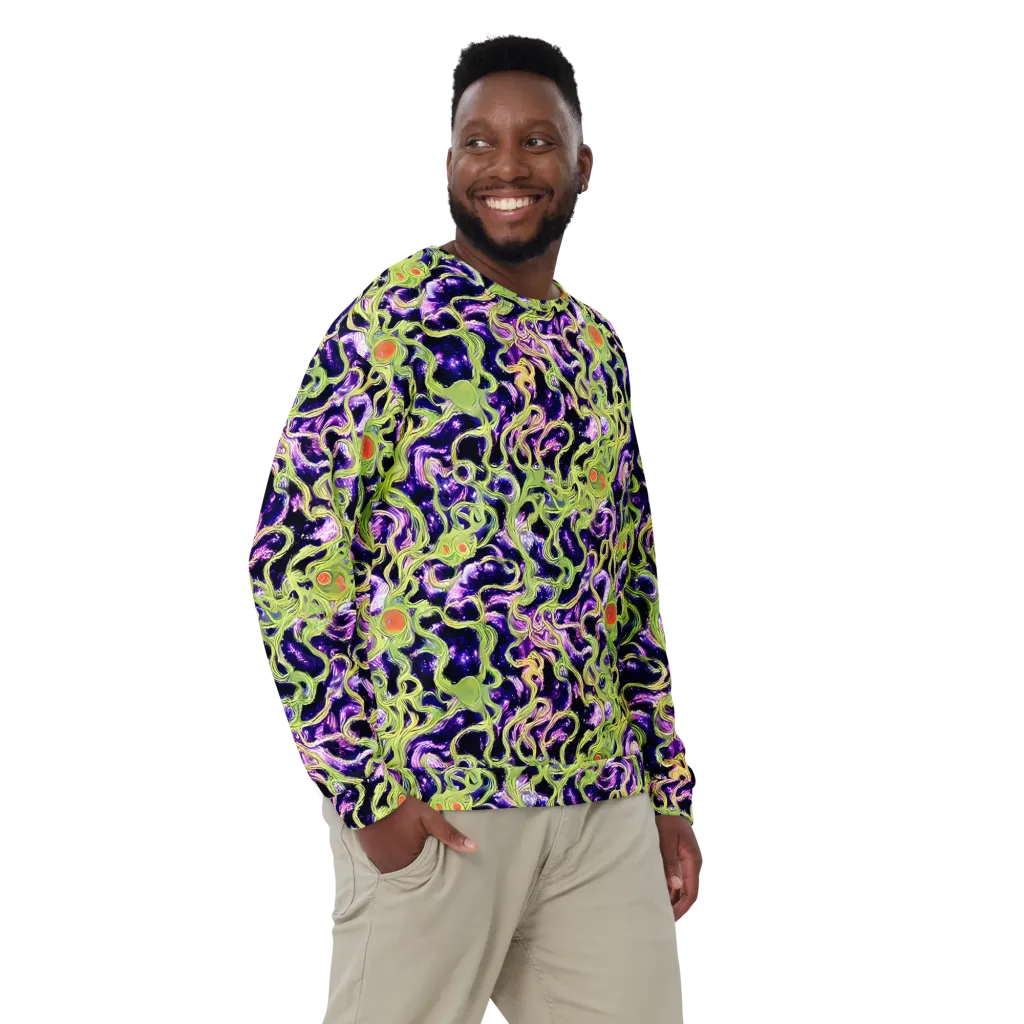 Orchid Supernova on Sweatshirt — Front