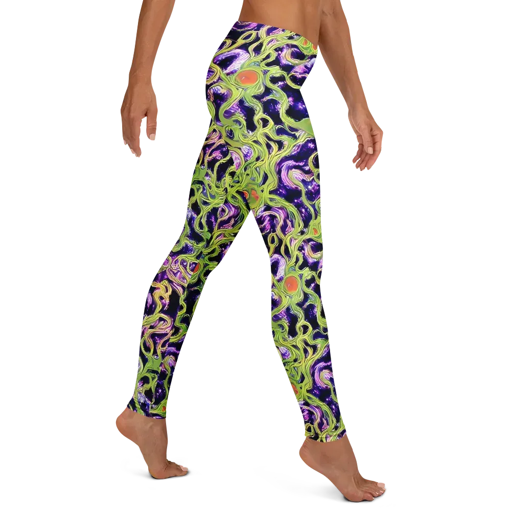 Orchid Supernova on Leggings — Right