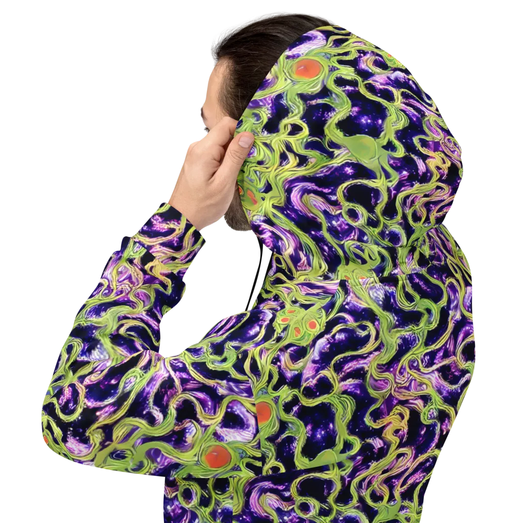 Orchid Supernova on Hoodie — Back