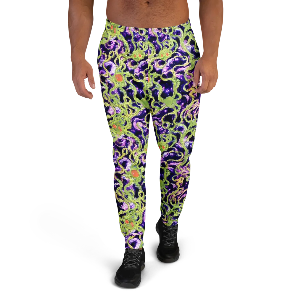 Orchid Supernova on Men's Joggers — Front