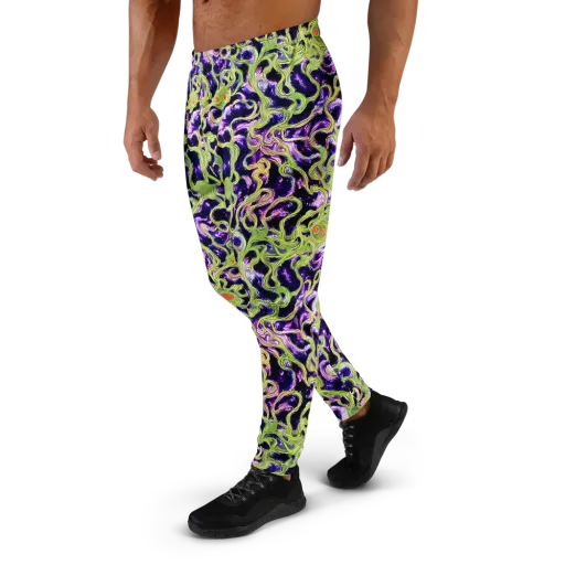 Orchid Supernova on a Men's Joggers