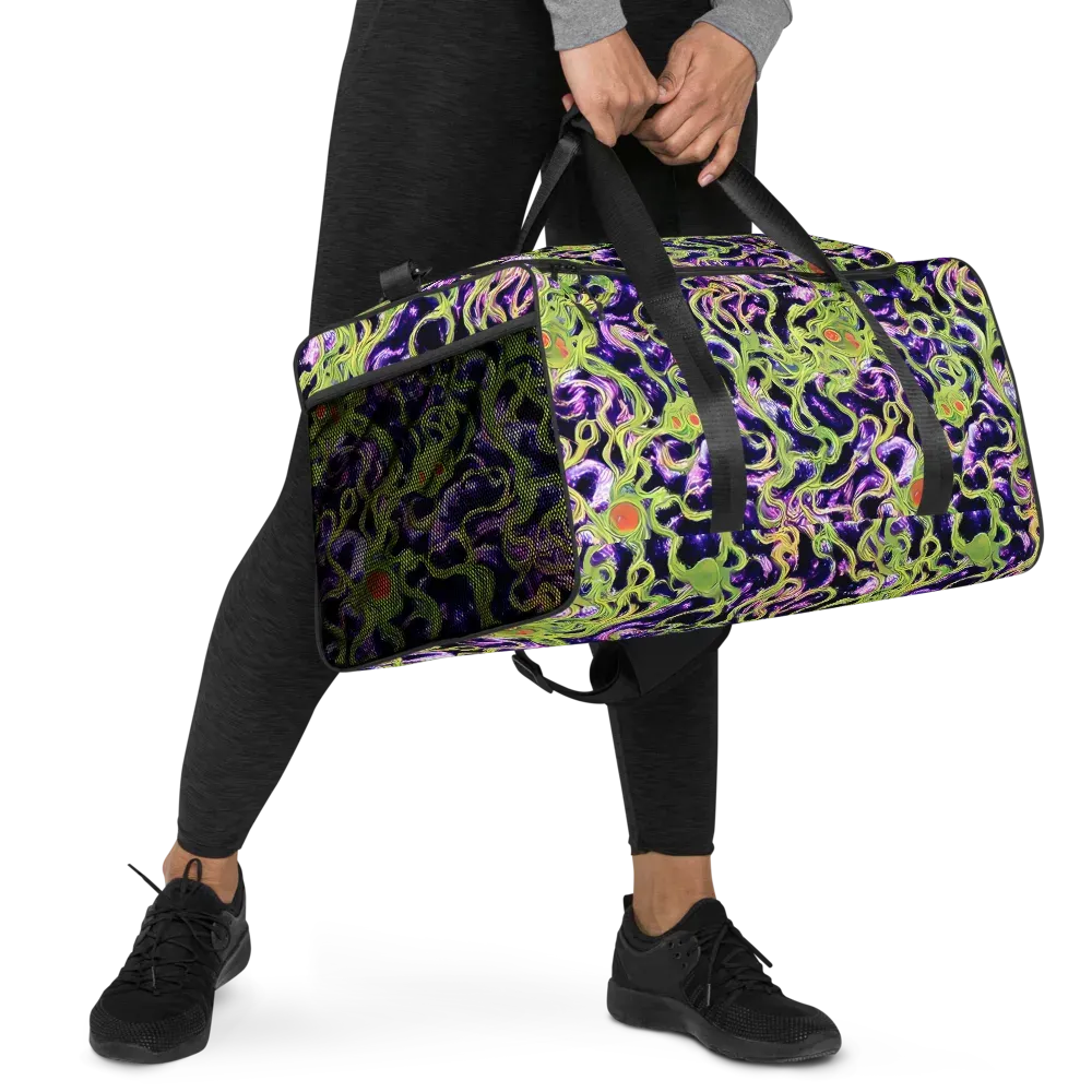 Orchid Supernova on Duffle Bag — Right Front