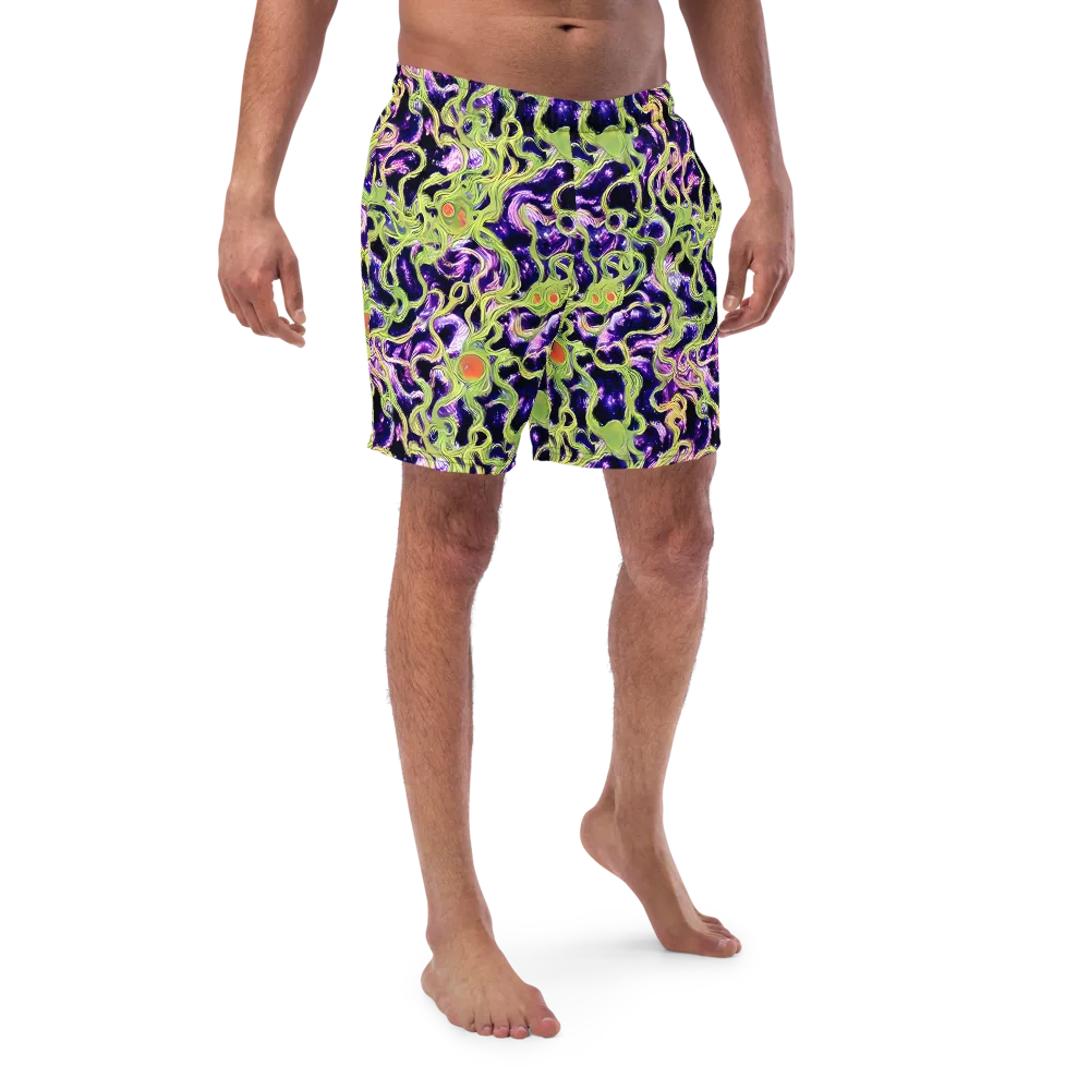 Orchid Supernova on Swim Trunks — Front