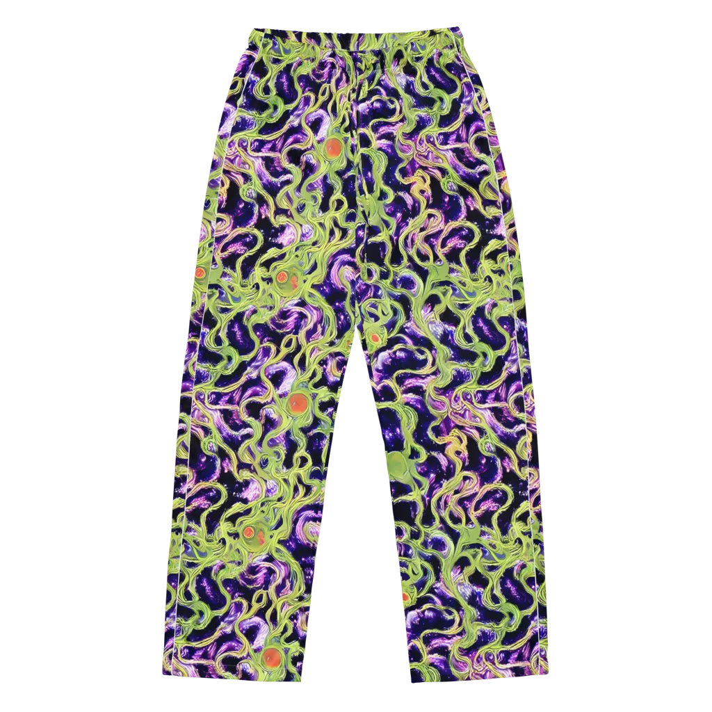 Orchid Supernova on Women's Pajama Pants — Front
