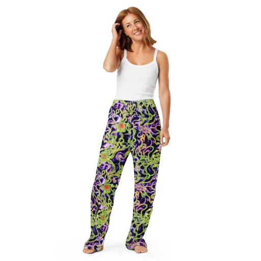 Orchid Supernova on a Women's Pajama Pants