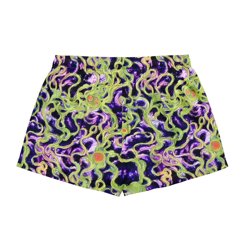 Orchid Supernova on Women's Pajama Shorts — Back