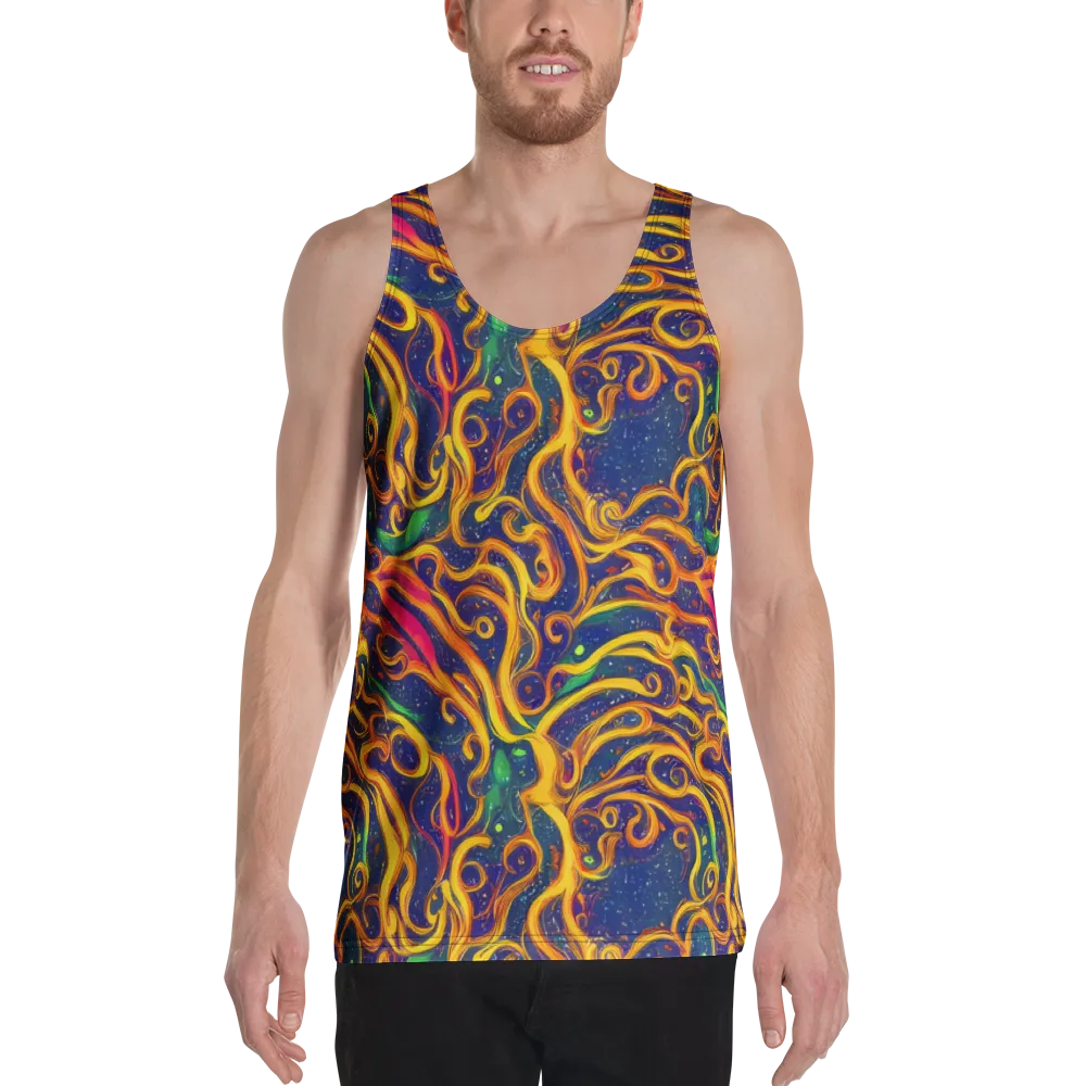 Sunfire Swirl on Men's Tank Top — Front
