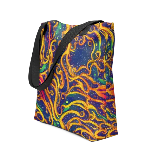 Sunfire Swirl on a Tote Bag