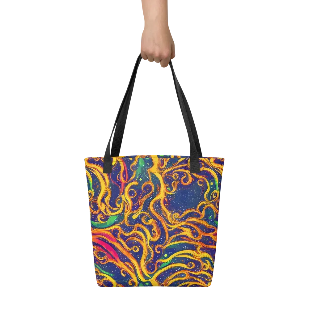 Sunfire Swirl on Tote Bag — Front