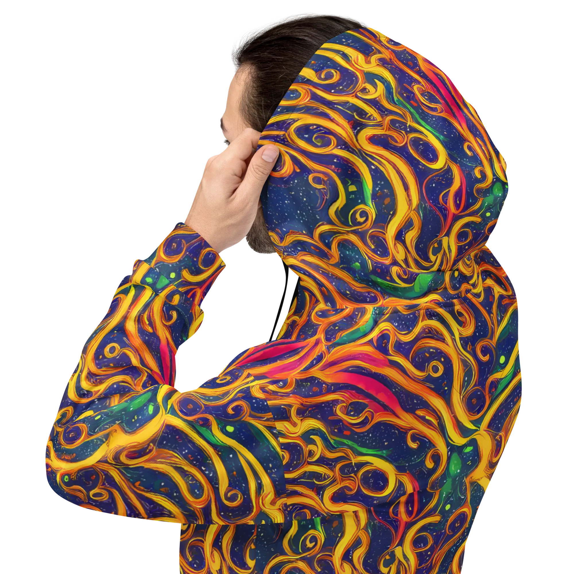 Sunfire Swirl on Hoodie — Back