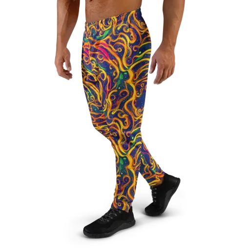 Sunfire Swirl on a Men's Joggers