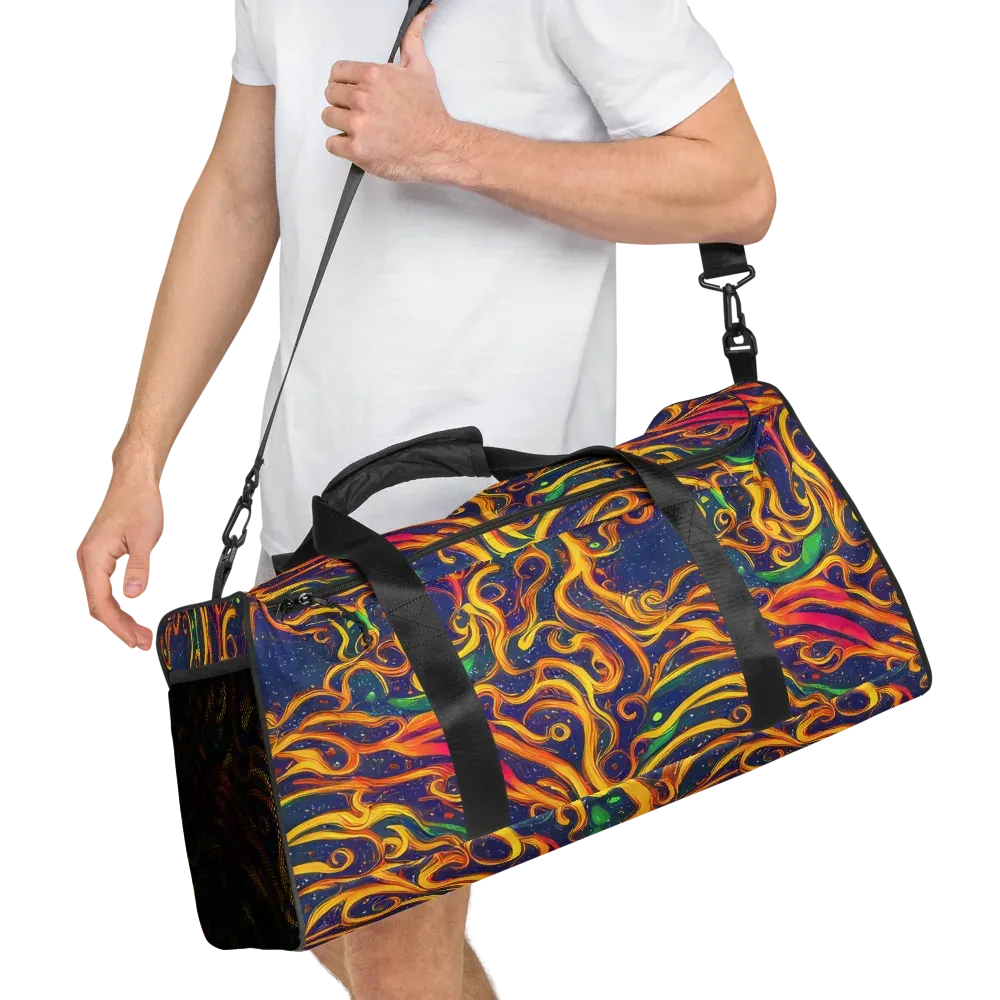 Sunfire Swirl on Duffle Bag — Right Front