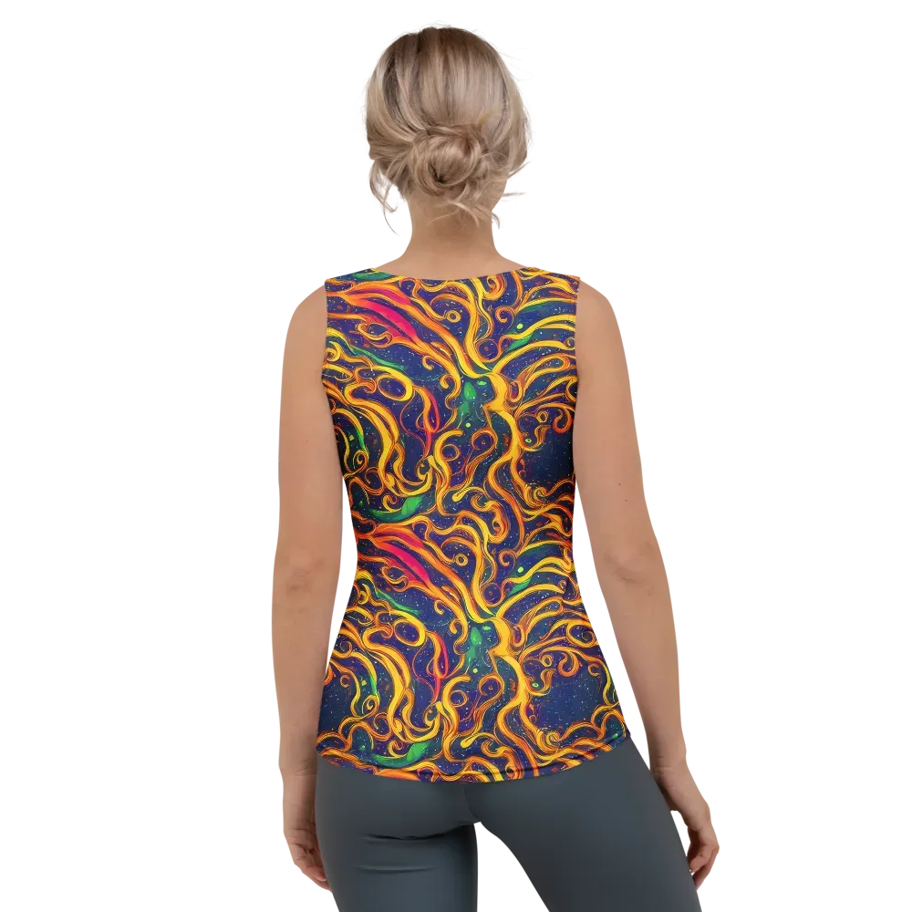 Sunfire Swirl on Women's Tank Top — Back