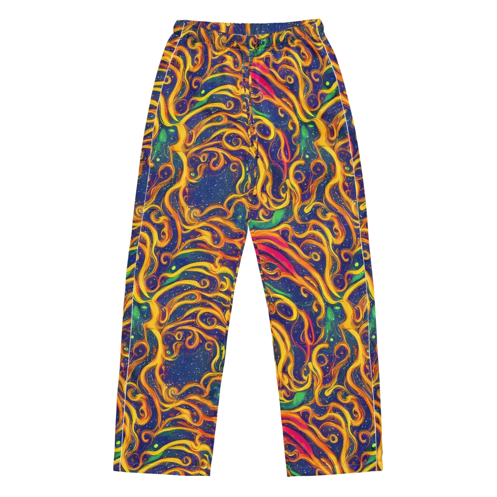 Sunfire Swirl on Women's Pajama Pants — Front