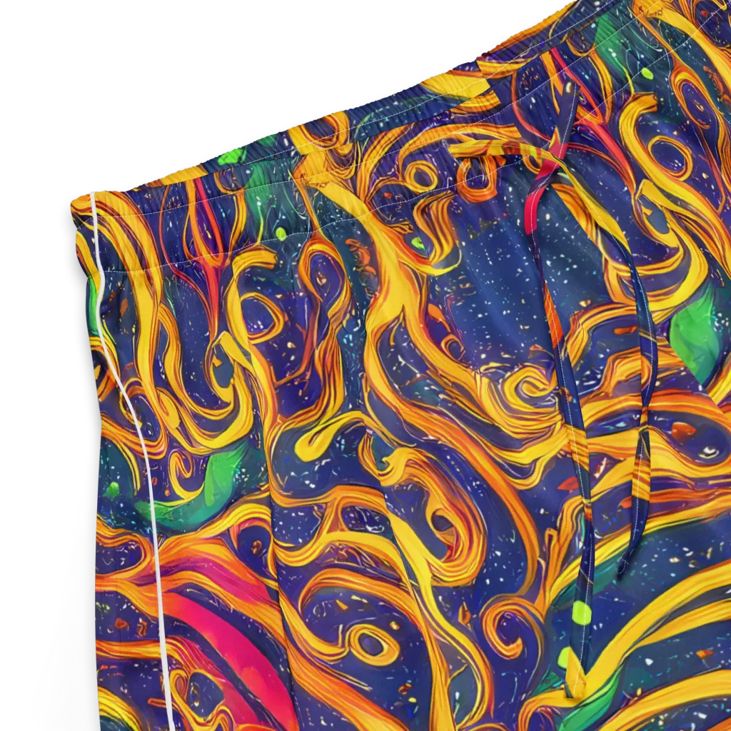 Sunfire Swirl on Women's Pajama Shorts — Product details