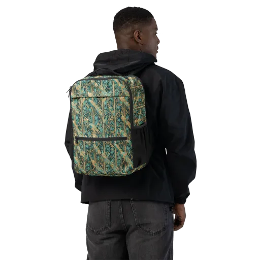 Teal Aviary on a Utility Backpack