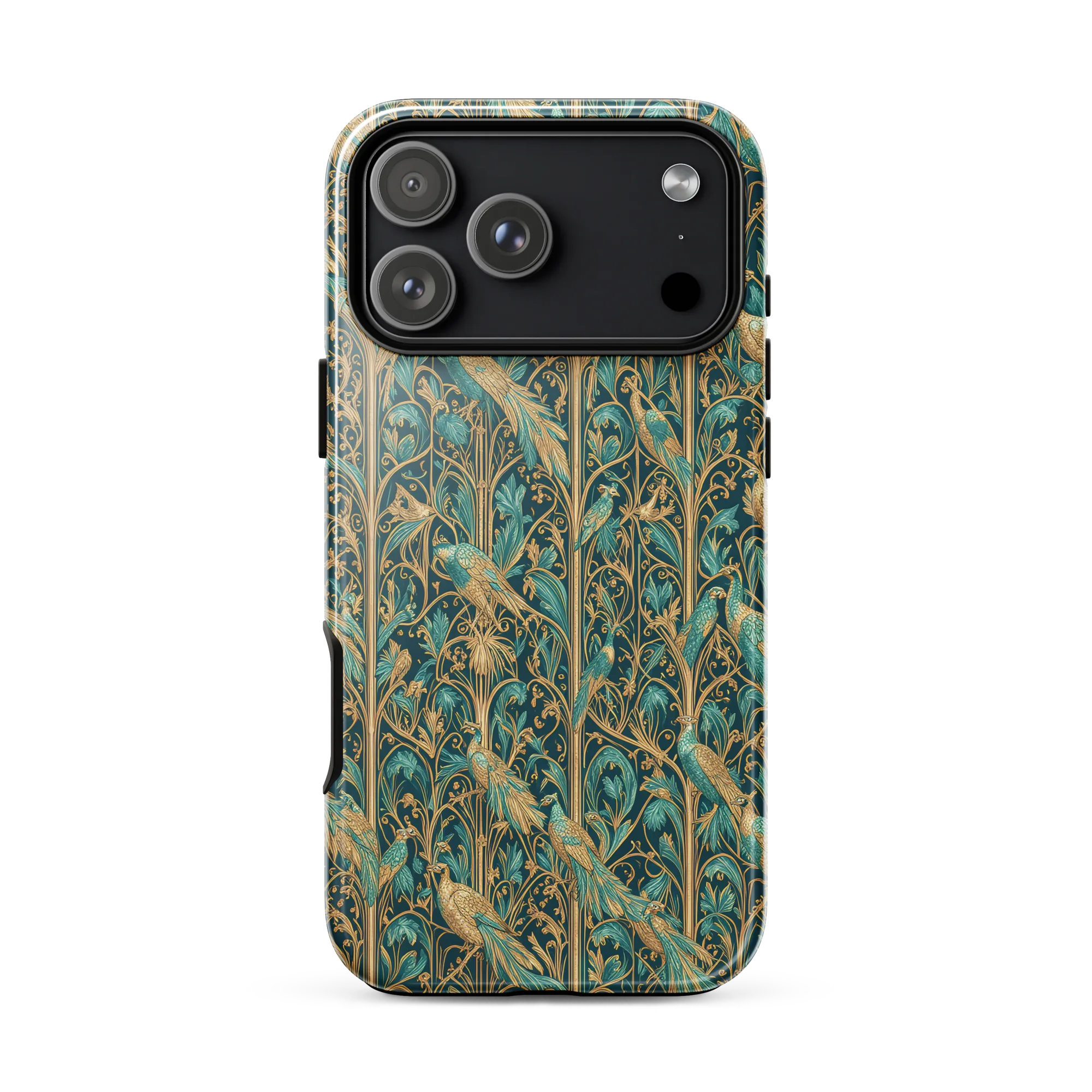 Teal Aviary on Tough Case for iPhone® — Front