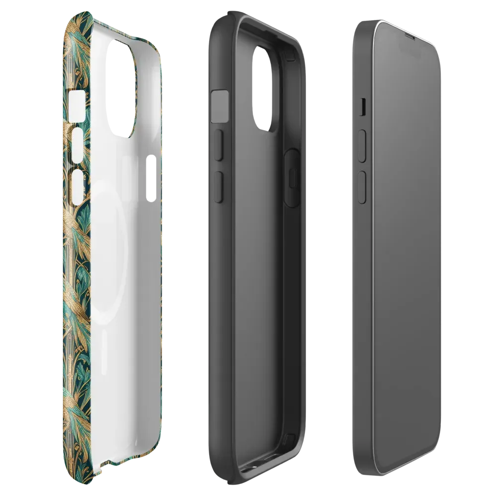 Teal Aviary on MagSafe Tough Case for iPhone® — Front