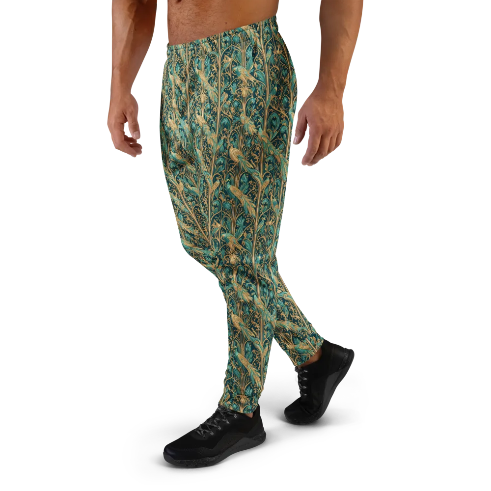 Teal Aviary on Men's Joggers — Left