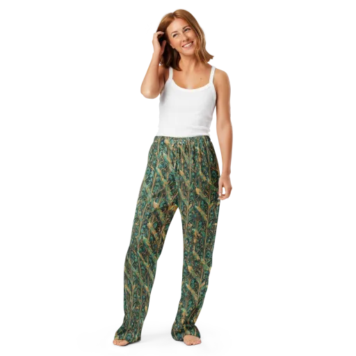 Teal Aviary on a Women's Pajama Pants