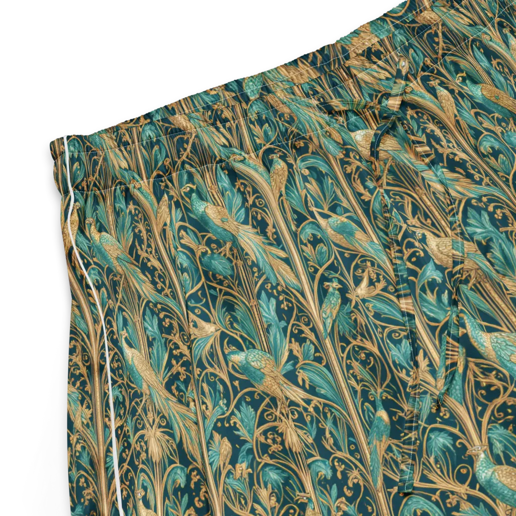 Teal Aviary on Women's Pajama Shorts — Product details
