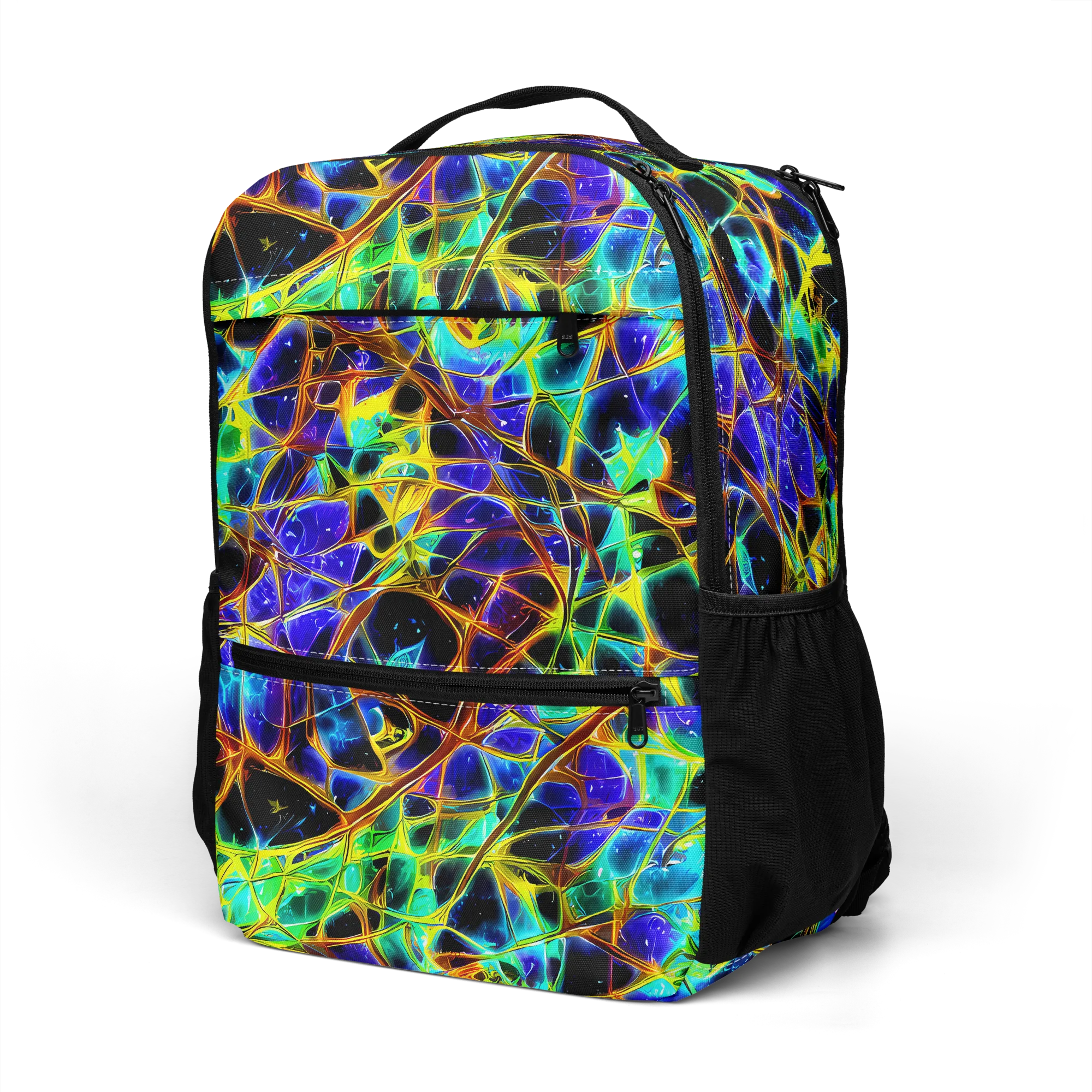 Iridescent Voltage on Utility Backpack — Left Front