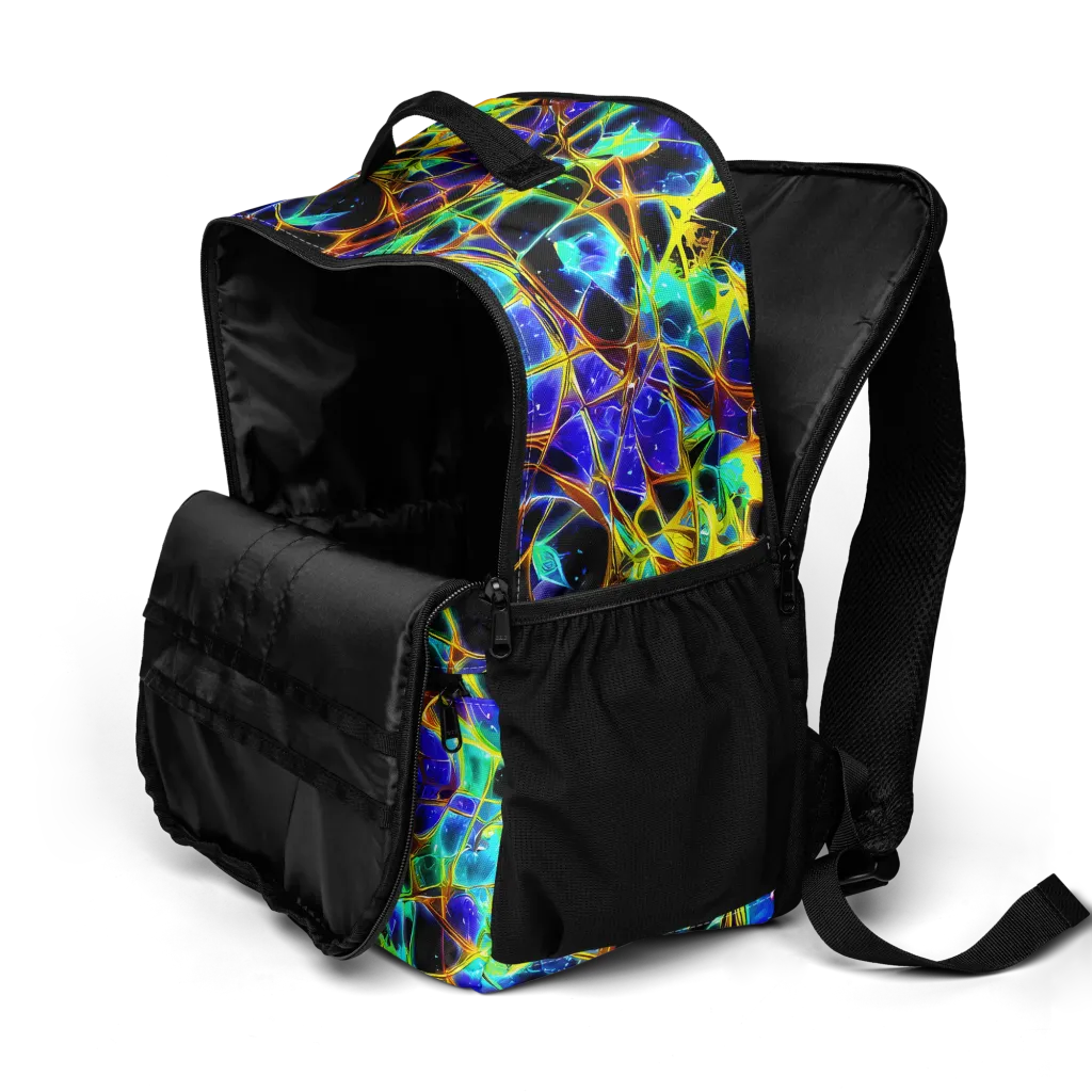 Iridescent Voltage on Utility Backpack — Product details 2