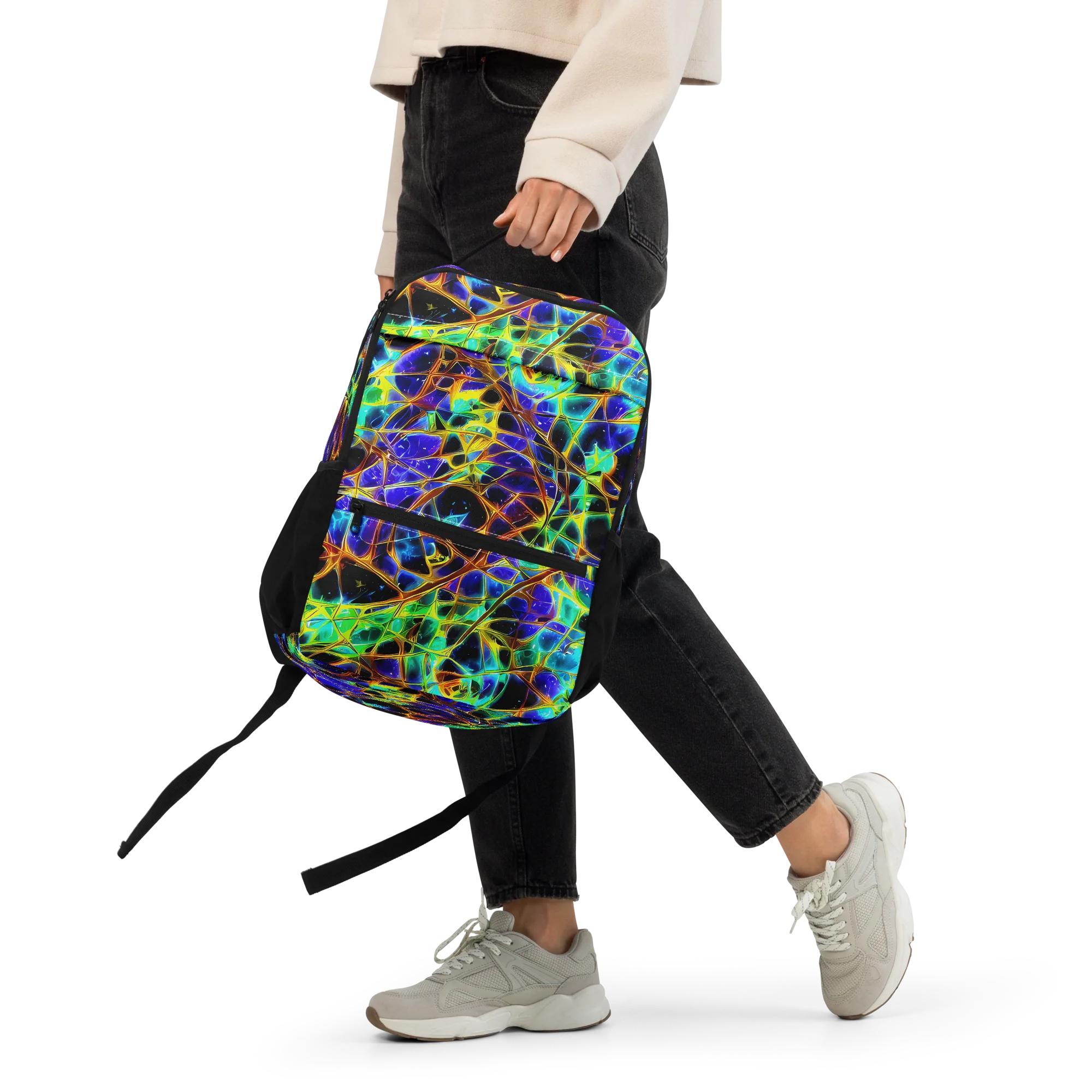 Iridescent Voltage on Utility Backpack — Front