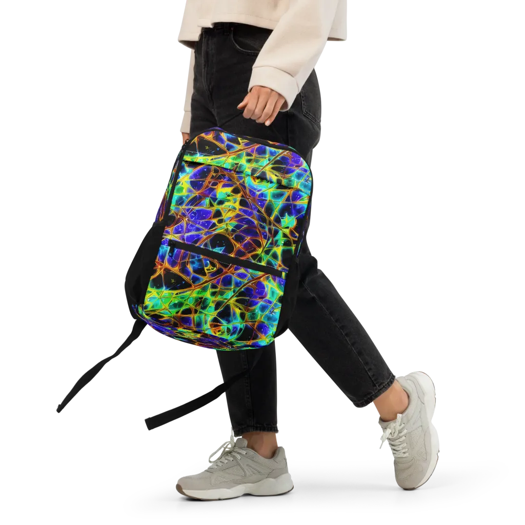 Iridescent Voltage on Utility Backpack — Front