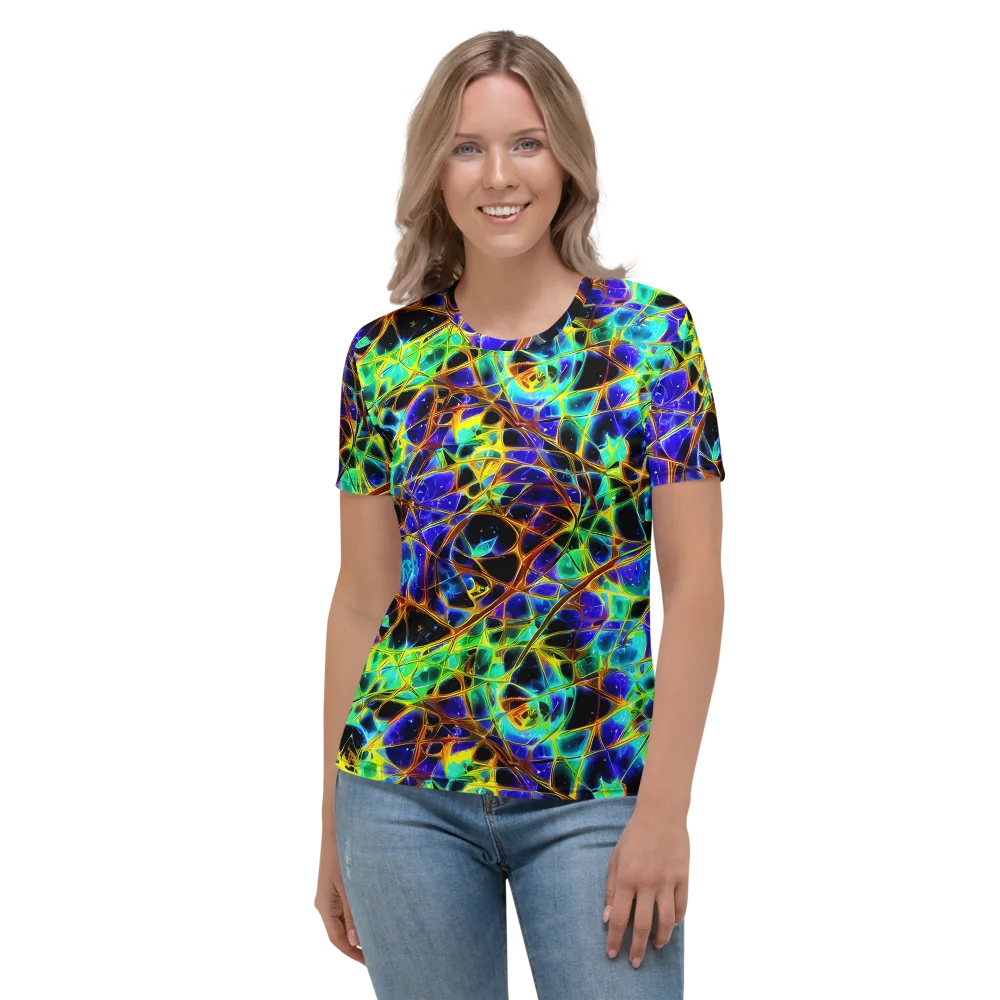 Iridescent Voltage on Women's Crew Neck T-Shirt — Front