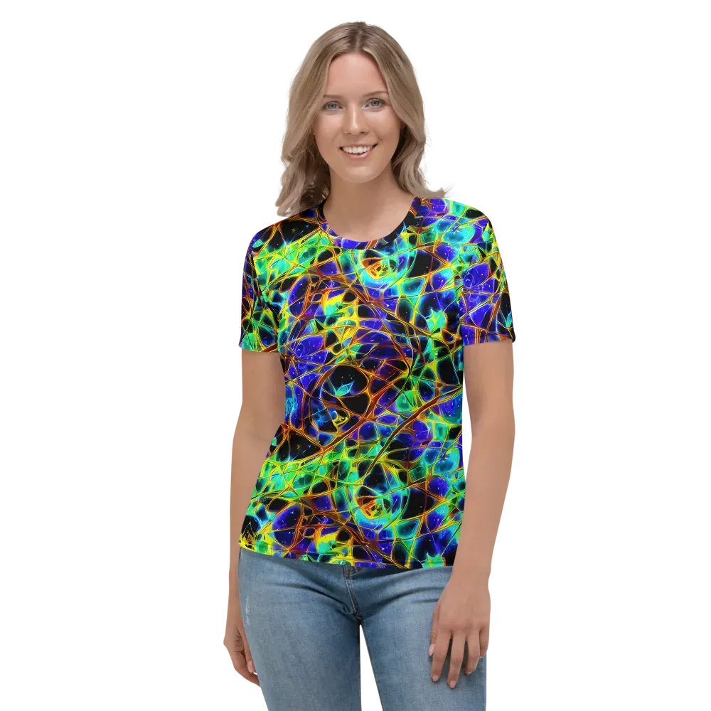 Iridescent Voltage on Women's Crew Neck T-Shirt — Front