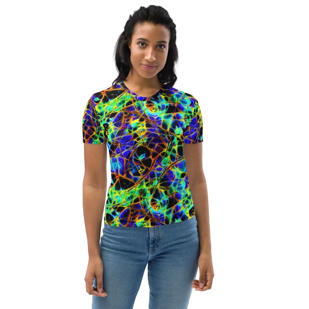 Iridescent Voltage on Women's Crew Neck T-Shirt — Front