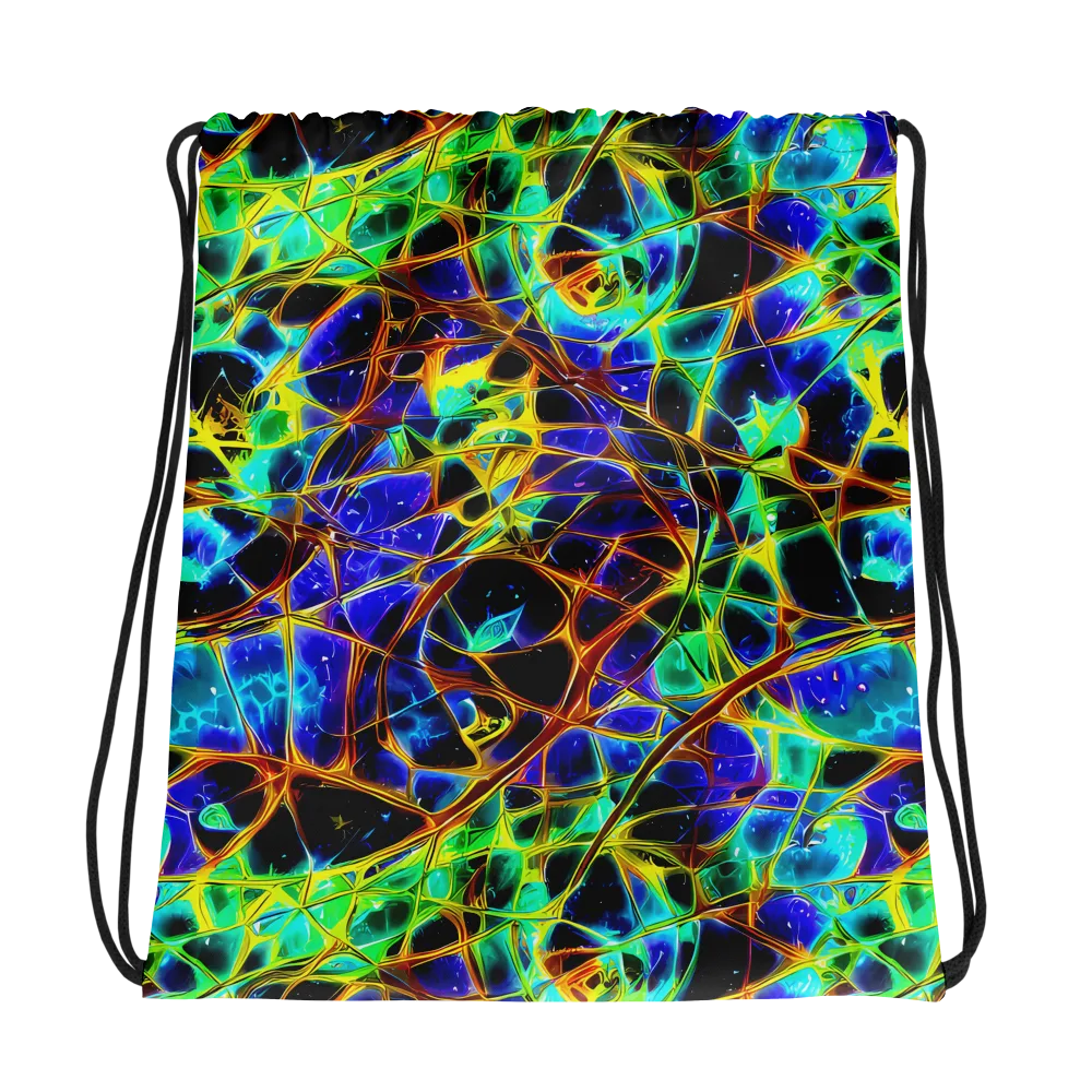 Iridescent Voltage on Drawstring Bag — Photo