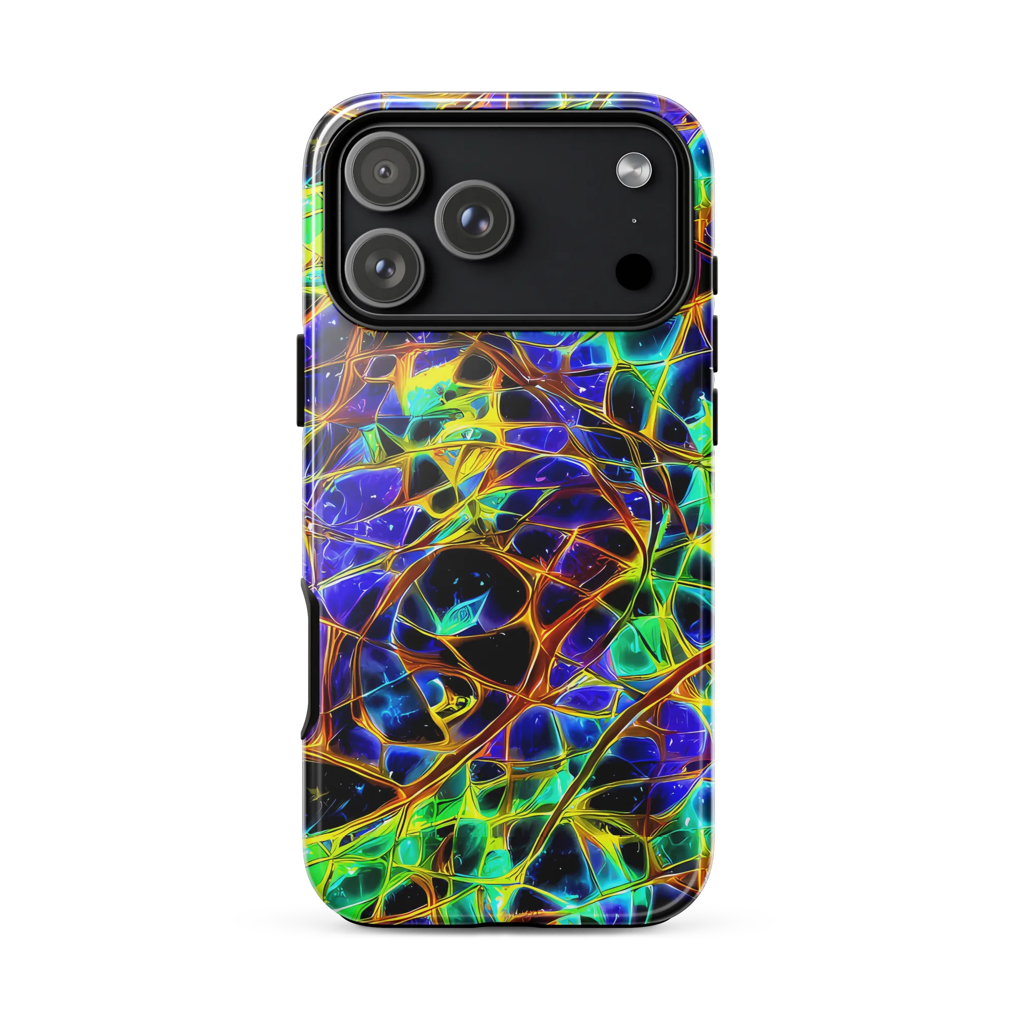Iridescent Voltage on Tough Case for iPhone® — Front