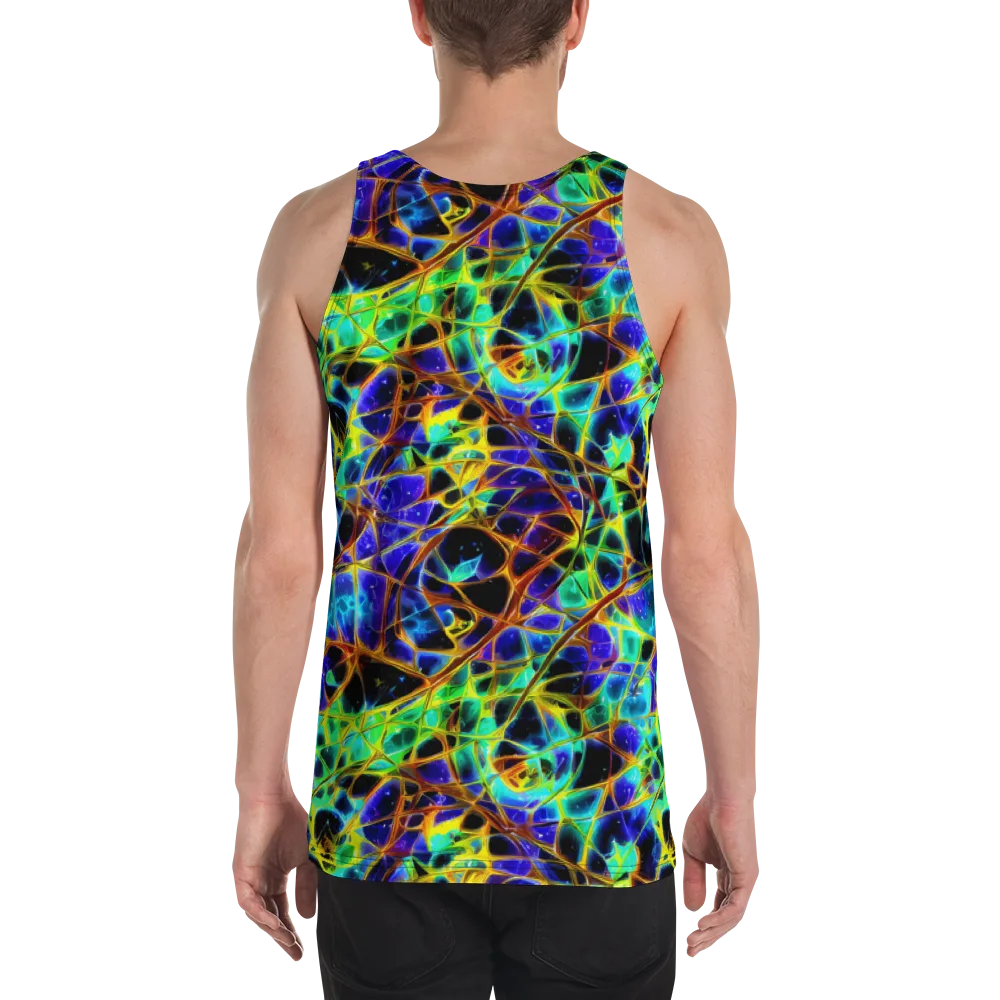 Iridescent Voltage on Men's Tank Top — Back