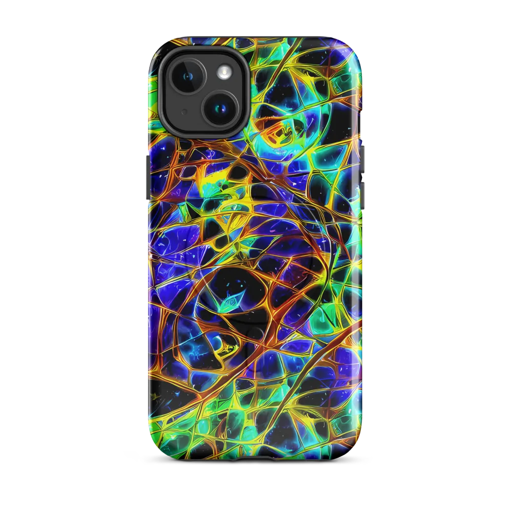 Iridescent Voltage on MagSafe Tough Case for iPhone® — Front
