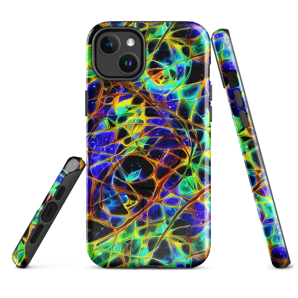 Iridescent Voltage on MagSafe Tough Case for iPhone® — Front