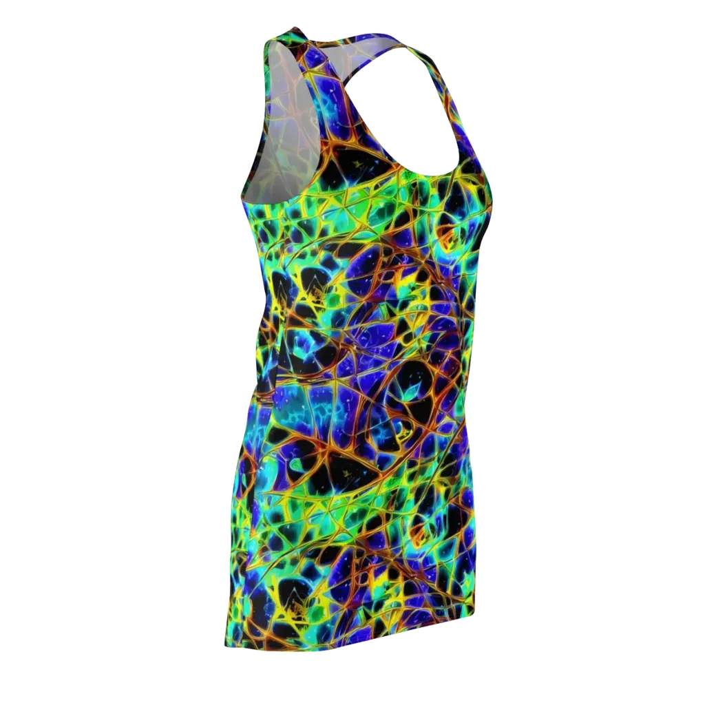 Iridescent Voltage on Racerback Dress — Front Side
