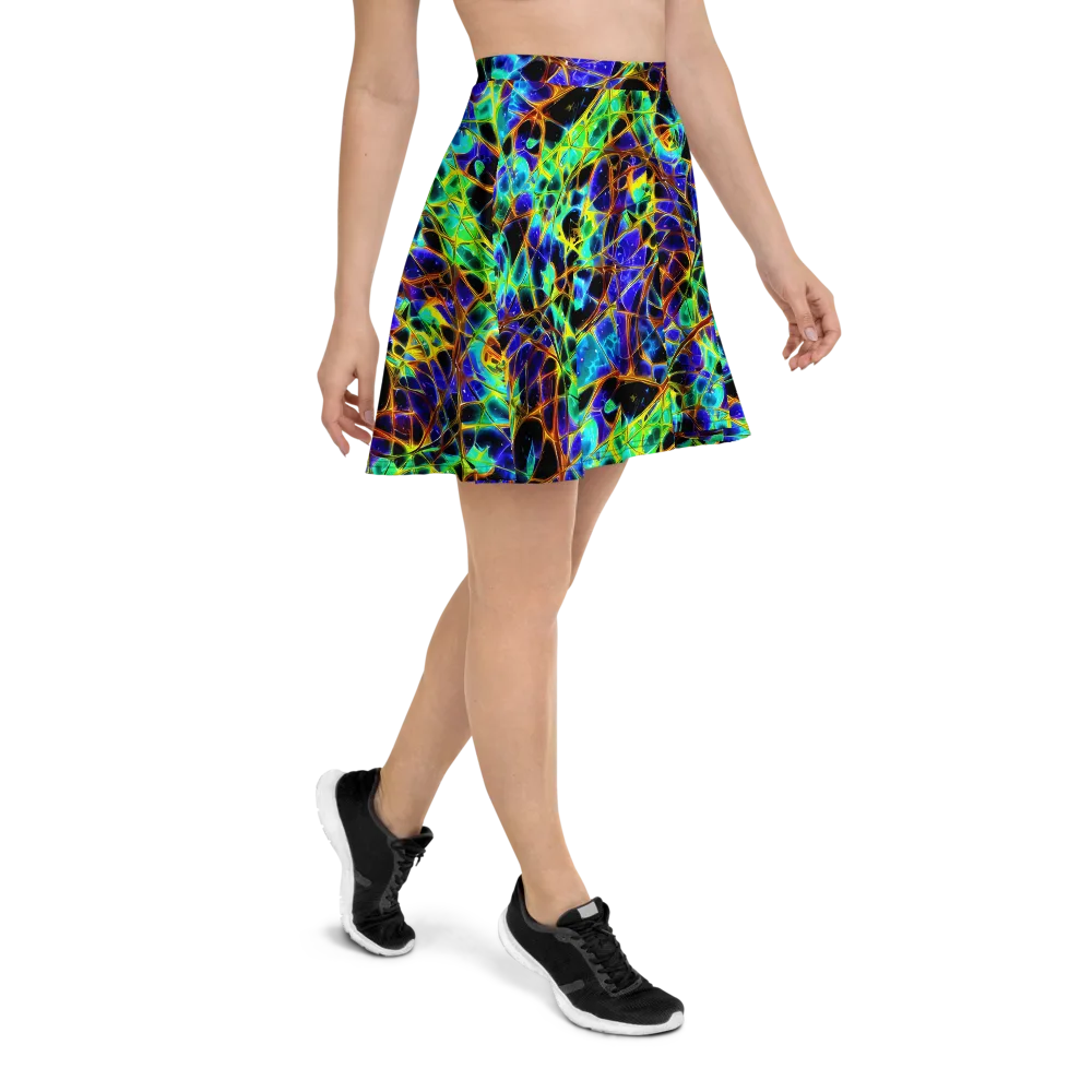 Iridescent Voltage on Skater Skirt — Right