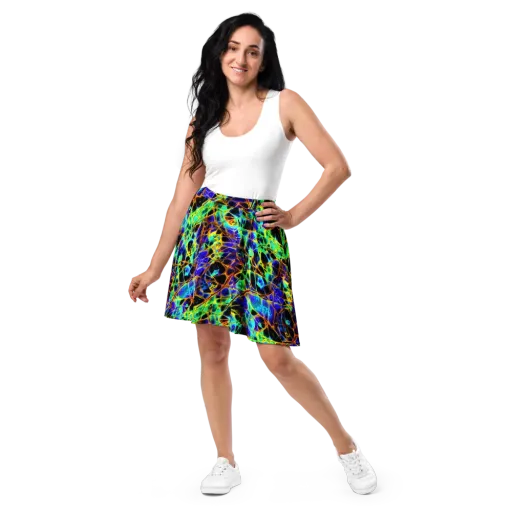 Iridescent Voltage on a Skater Skirt