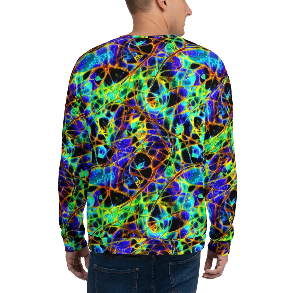 Iridescent Voltage on Sweatshirt — Back