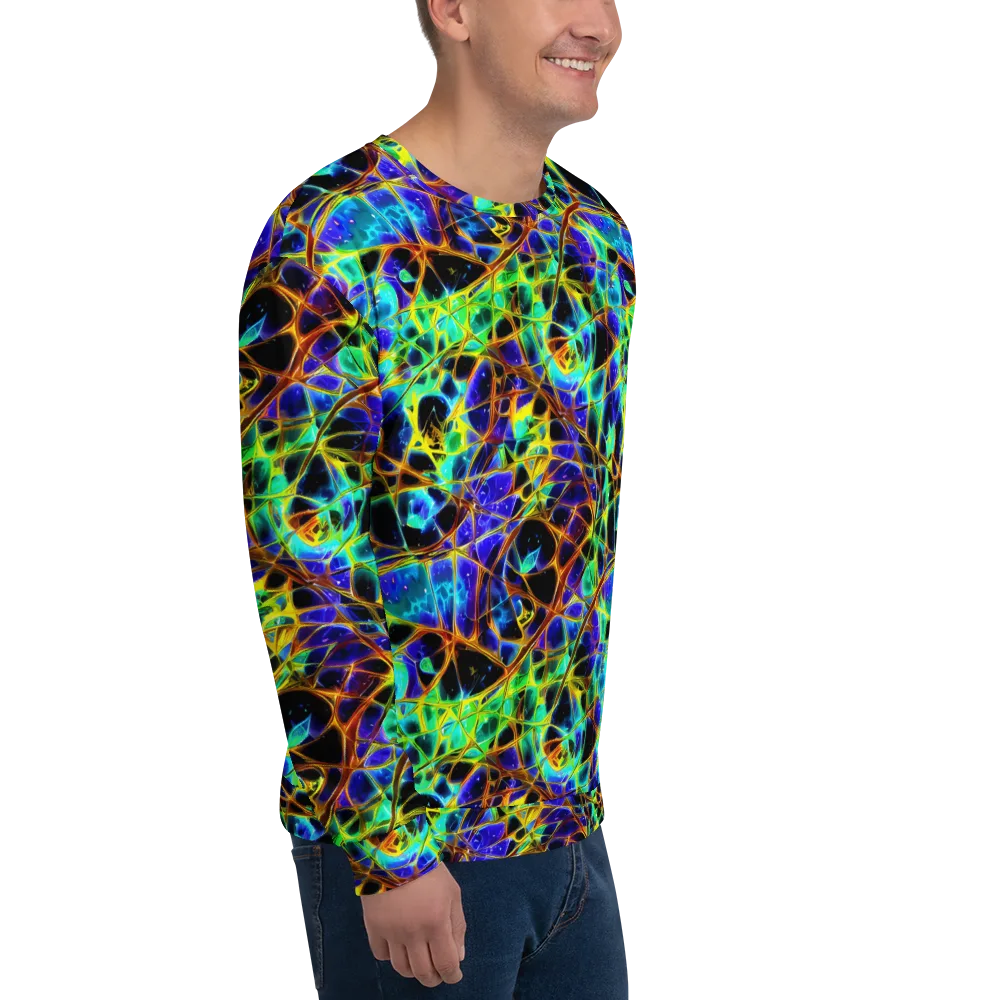 Iridescent Voltage on Sweatshirt — Right Front